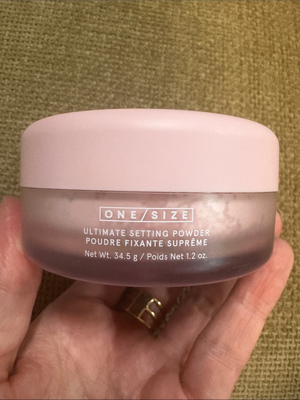 ONE/SIZE Ultimate Setting Powder — Light Pink Jar